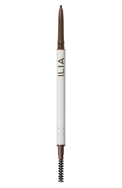 Ilia In Full Micro-tip Brow Pencil In Dark Brown