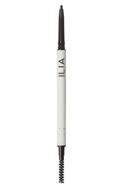 Ilia In Full Micro-tip Brow Pencil In Soft Black