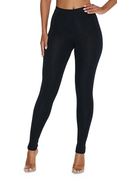 Naked Wardrobe High Waist Leggings In Black