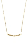 Argento Vivo Hammered Pendant Necklace In Gold