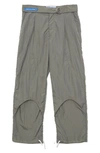 JUNGLES BELTED NYLON CARGO PANTS
