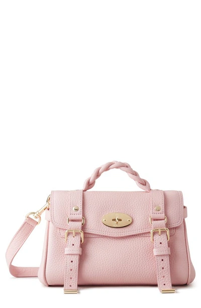 Mulberry Mini Alexa Leather Satchel In Pink