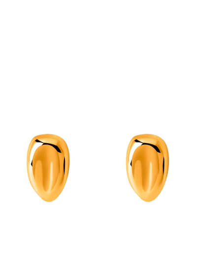 Tane México 1942 18kt Yellow Gold Alma Stud Earrings