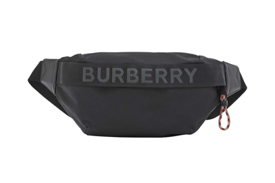 Pre-owned Burberry Econyl Sonny Belt Bag Black