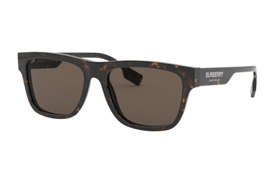 Pre-owned Burberry Sunglasses Square Frame Tortoiseshell