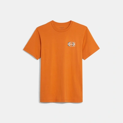 Coach Outlet Signature Gradient T Shirt In Orange