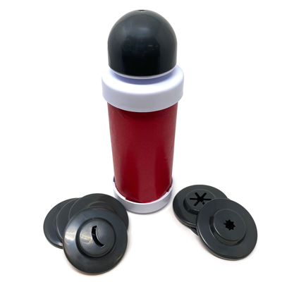 Norpro Churro Maker With 8 Interchangeable Discs, Red