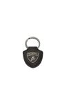 Automobili Lamborghini Black Metal Men Keychain In Black