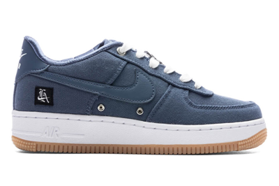 Pre-owned Nike Air Force 1 Low West Coast Los Angeles (gs) In Diffused Blue/diffused Blue/white