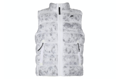 Pre-owned Nike Sportswear Tech Pack Therma-fit Bubble Vest White/grey