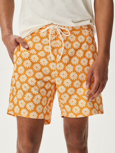 Outdoor Voices Solarcool 6" Beach Boardshort In Apricot Floral