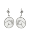 Heritage Bulgari Bulgari 18k 1.50 Ct. Tw. Diamond Enigma By Panther Earrings (authentic Pre- Owned)