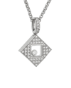 Heritage Chopard Chopard 18k 0.40 Ct. Tw. Diamond Happy Necklace (authentic )