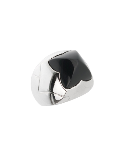 Heritage Bulgari Bulgari 18k Onyx Cocktail Ring (authentic )