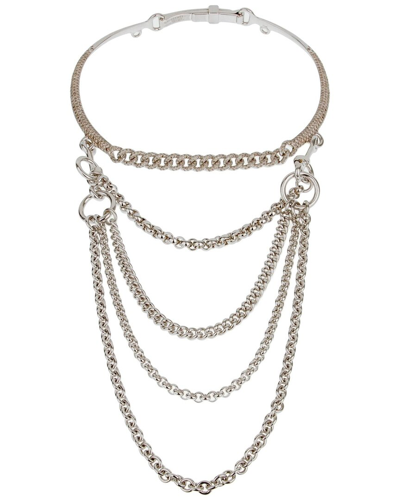 Heritage Hermes Hermès Silver 10.88 Ct. Tw. Diamond Choker Necklace (authentic )