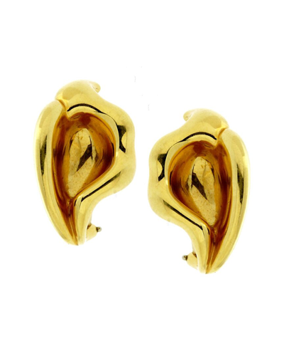 Heritage Tiffany & Co. Tiffany & Co. 18k Calla Lily Clip-on Earrings (authentic )