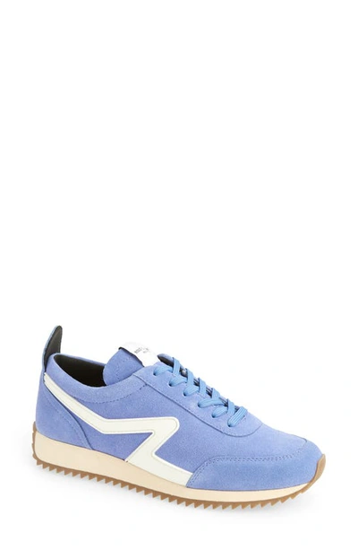 Rag & Bone Retro Sneaker In Retro Blue Suede