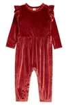 Tucker + Tate Babies' Glitter Romper In Red Sun Sparkle