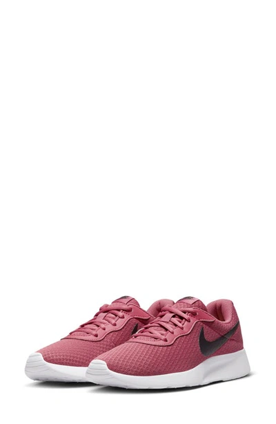 Nike Tanjun Running Shoe In Berry/ Black/ White Volt