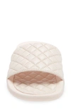 Apl Athletic Propulsion Labs Lusso Quilted Slide Sandal In Nude