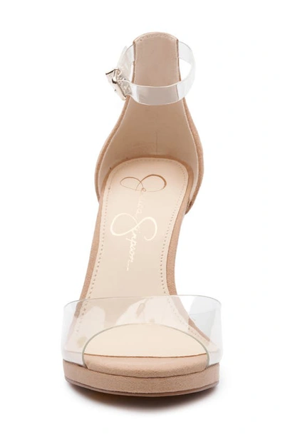 Jessica Simpson Daisile Ankle Strap Sandal In Almond