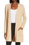 Barefoot Dreams ® Cozychic Lite® Long Cardigan In Soft Camel