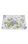 Matouk Pomegranate Linen Flat Sheet In Lilac