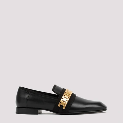 Victoria Beckham Chain-link Detail Loafers In Black