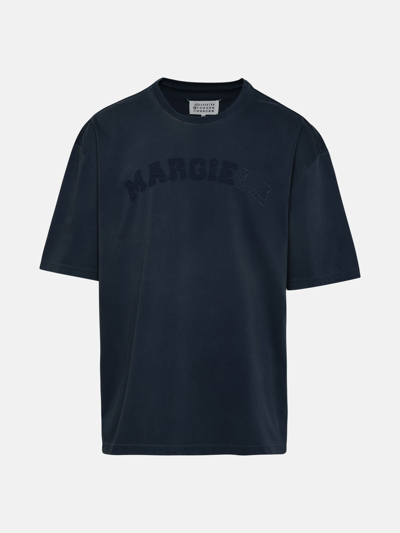 Maison Margiela Blue Cotton T-shirt