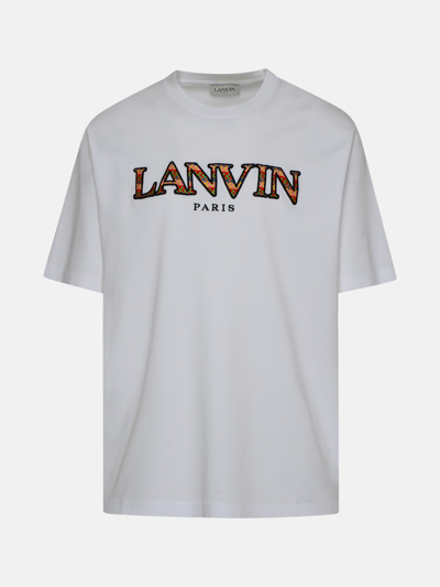 Lanvin White Cotton T-shirt