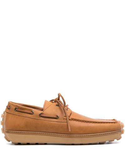 Martine Rose X Tommy Hilfiger Leather Loafers In Brown
