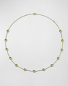 Ippolita 13-stone Station Necklace In 18k Gold In Green Citrine