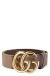 GUCCI GUCCI GG MARMONT BUCKLE LEATHER BELT