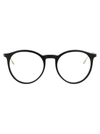 Gucci Demo Rectangular Men's Eyeglasses Gg0006oan 001 55 In 001 Black Gold Transparent
