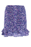 Isabel Marant Ruched Mini Skirt In Blue