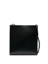 Jil Sander Shoulder Bag With Logo In Black