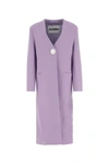 Jil Sander Women's Lilac Cashmere Coat In 529