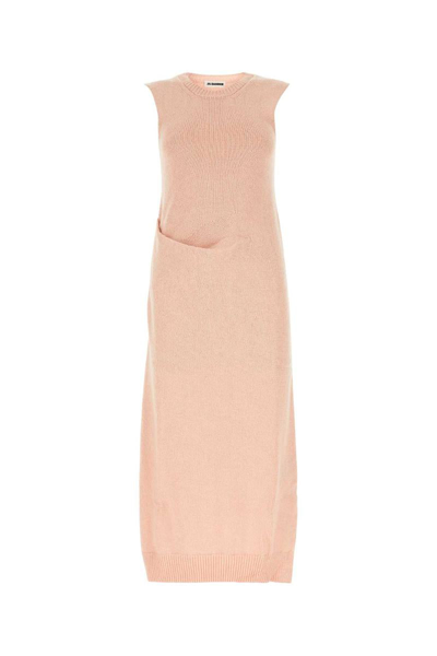 Jil Sander Long Dresses. In Pink