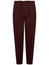 Jil Sander Wool Trousers In Brown