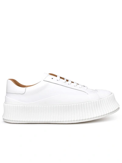 Jil Sander Canvas Low-top Sneakers - 白色 In White