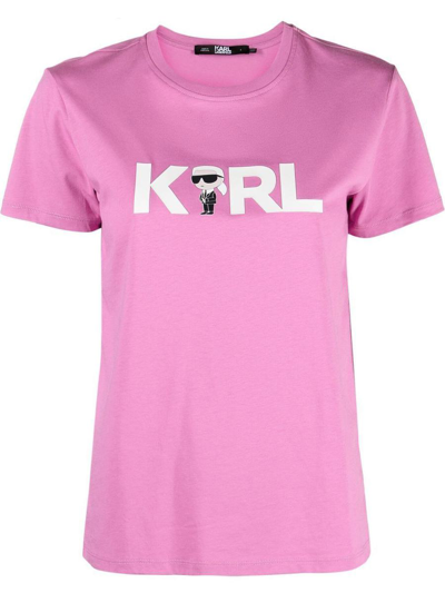 Karl Lagerfeld T-shirt  Woman In Fuchsia