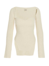 Khaite Maddy Tops White In White