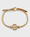 Tory Burch Miller Woven Slider Bracelet In Multi