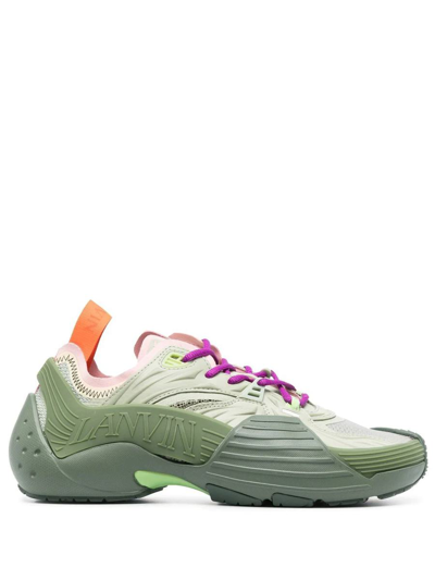 Lanvin Multi-panel Lace-up Sneakers