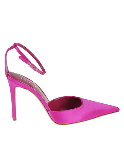 Lella Baldi Leather Pumps In Pink