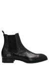 Lidfort Pointed Toe Leather Boots In Black