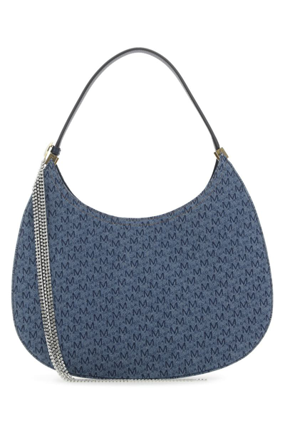 Magda Butrym Small Denim Shoulder Bag In Blue