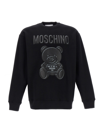 Moschino Teddy Sweatshirt In Black