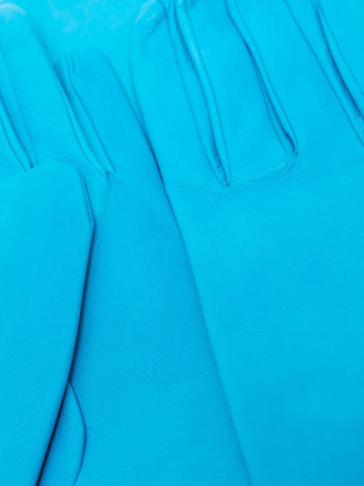 Maison Margiela Blue Long Gloves