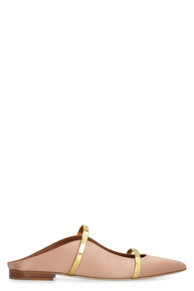 Malone Souliers Slippers In Blush Gold